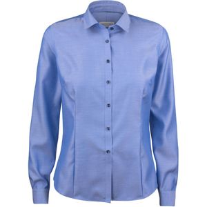 J.Harvest & Frost - Green Bow 01 - Overhemd - Midblue - 100% Katoen