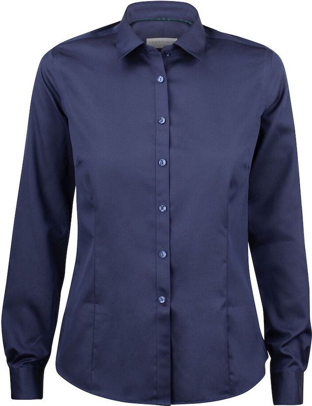 J.Harvest & Frost - Green Bow 01 - Overhemd - Navy - 100% Katoen