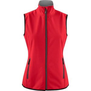Printer Softshell Bodywarmer Vest Trial Lady 2261060 Rood