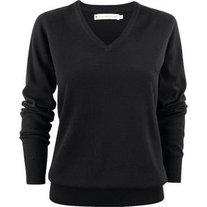 James Harvest SWEATER ASHLAND V-NECK WOMAN 2122505 - Zwart