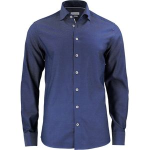 J.Harvest & Frost HEMD PURPLE BOW 49 SLIM FIT 2904902 - navy/white dot - S