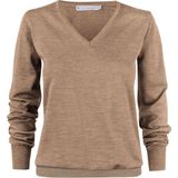 Fijngebreide Sweater - V-hals - Baruffa Merino Wol - 100% Wol