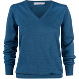 James Harvest - PULLOVER WESTMORE WOMAN - Petroleumblauw - Fijngebreide Sweater