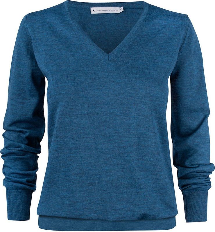 James Harvest - PULLOVER WESTMORE WOMAN - Petroleumblauw - Fijngebreide Sweater