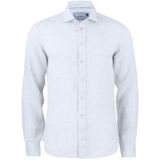 J. Harvest & Frost - Indigo Bow - Overhemd - Blauw - 100% Linnen