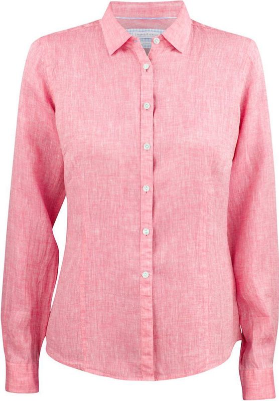 J.Harvest & Frost Hemd Indigo Bow - Rood - Katoen - 2903303