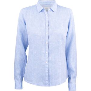 J.Harvest & Frost HEMD INDIGO BOW 33 WOMAN 2903303 - Hemelsblauw - L