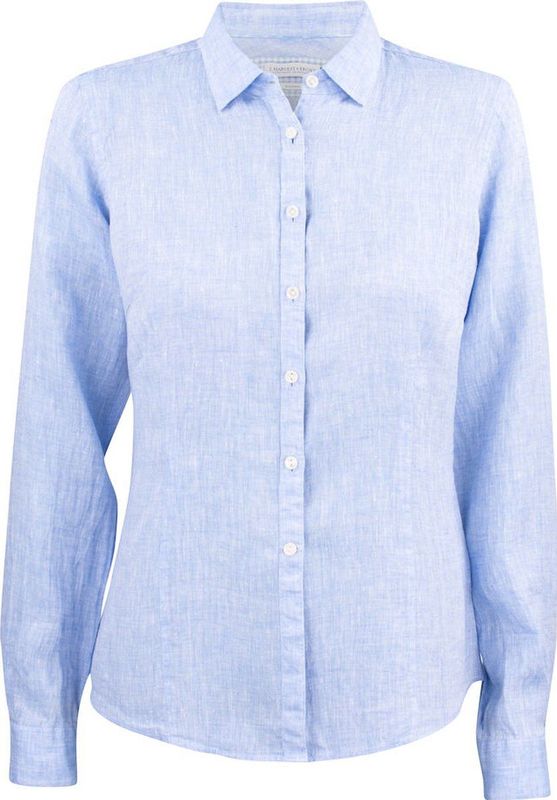 J.Harvest & Frost HEMD INDIGO BOW 33 WOMAN 2903303 - Hemelsblauw - 4XL