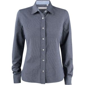 James Harvest Sportswear - Hemd Burlingham - Dames - Jersey Materiaal - Oxford Look