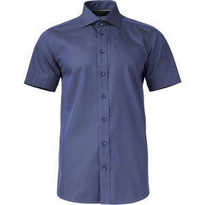 J.Harvest & Frost Hemd - Navy - Katoen - Regular Fit