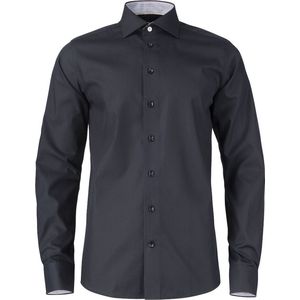 J.Harvest & Frost - Yellow Bow 51 - Hemd - Zwart - Regular Fit