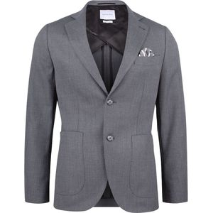 Blazer - Blauw - 70% Wol 30% Polyester - Regular Fit