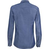 Redbow - Line-Shirt - Indigo - Non-Iron Twill - Lange Mouwen