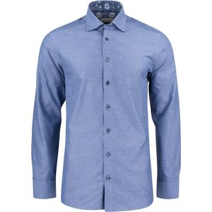 J. Harvest & Frost - Hemd - Paars - Slim Fit - Lichtgewicht en Strijkvrij