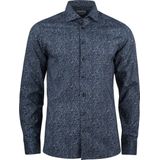 Overhemd - Paisley - Heldere Popeline - Normale Pasvorm