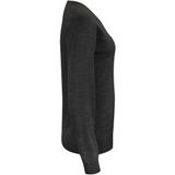 J.Harvest & Frost MERINO V WOMAN 2930103 - Dark Grey Melange - XS