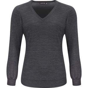 J.Harvest & Frost MERINO V WOMAN 2930103 - Dark Grey Melange - XS