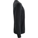 J.Harvest & Frost - Gebreide Sweater - Zwart - 70% Merino Wol - 30% Pima Katoen