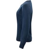 J.Harvest & Frost - Gebreide Sweater - Marine - 70% Merino Wol/30% Pima Katoen