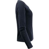 J.Harvest & Frost - Gebreide Sweater - Marine - 70% Merino Wol/30% Pima Katoen