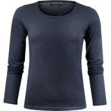 J.Harvest & Frost - Gebreide Sweater - Marine - 70% Merino Wol/30% Pima Katoen