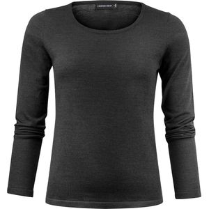 J.Harvest & Frost - Gebreide Sweater - Dames - Zwart - Merino Wol/Cotton