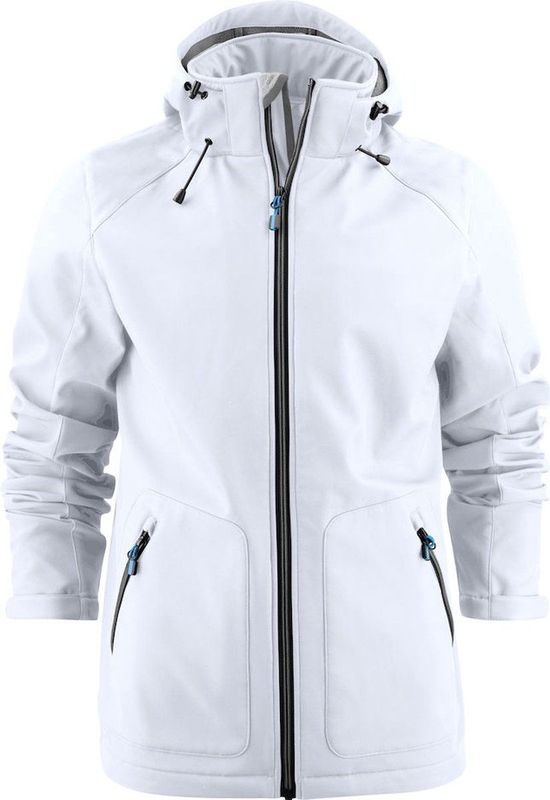 Heren Softshell Jack - Zwart - Polyester/Elasthaan - Afneembare Capuchon