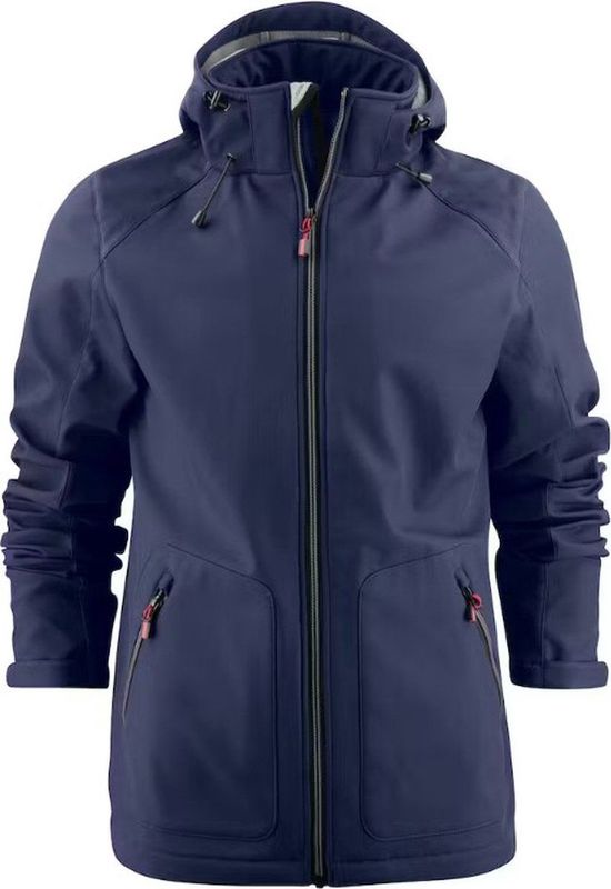 Printer - Heren Softshell Jack - Met Afneembare Capuchon - Waterdicht - 280 g/m²