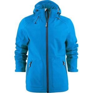 Printer - Heren Softshell Jack - Met Afneembare Capuchon - Waterdicht - Zwart