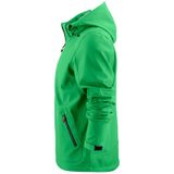 Printer - Heren Softshell Jack - Met Afneembare Capuchon - Waterdicht - Zwart