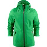 Printer - Heren Softshell Jack - Met Afneembare Capuchon - Waterdicht - Zwart