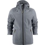 Heren - Softshell Jack - Zwart - Polyester/Elasthaan - Waterdicht en Ademend