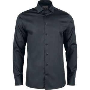 J.Harvest & Frost - Black Bow 60 - Slim Fit Shirt - Zwart