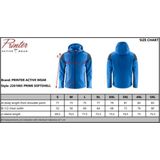 Printer - Softshell Prime - Heren - Marine/Kobalt - Bicolor Softshell Jas