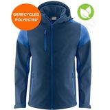 Printer - Softshell Prime - Heren - Marine/Kobalt - Bicolor Softshell Jas