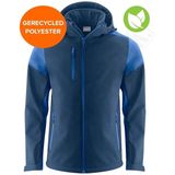 Printer - Softshell Prime - Heren - Zwart/Staalgrijs - Bicolor Softshell Jas