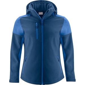 Printer - Softshell Prime Lady - Dames - Marine/Kobalt - Bicolor Softshell Jas