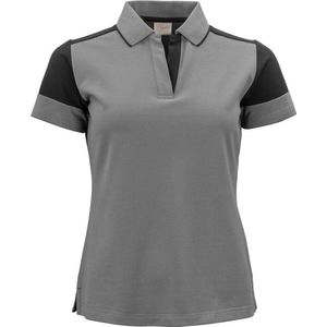 Printer Prime Polo Lady Staalgrijs Zwart