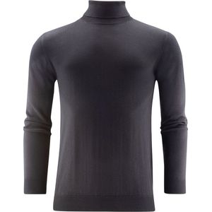 James Harvest SWEATER ASHLAND TURTLE 2112513 - Zwart