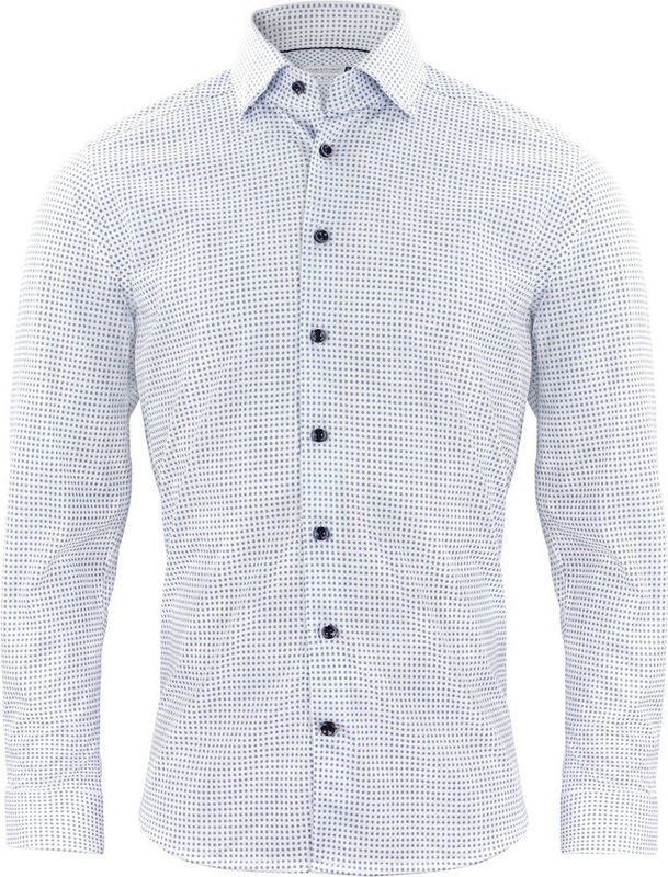 J.Harvest & Frost - Indigo Bow 131 - Hemd - Hemelsblauw - Regular Fit