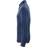 J.Harvest & Frost - Indigo Bow 131 - Hemd - Blauw - Katoen - Regular Fit