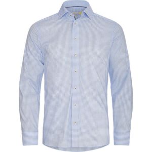 J.Harvest & Frost HEMD YELLOW BOW 53 SLIM 2905302 - Skyblue check
