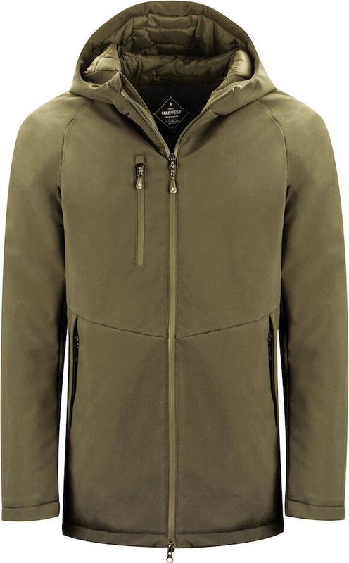James Harvest Winchester Winterjas Heren Mosgroen maat S