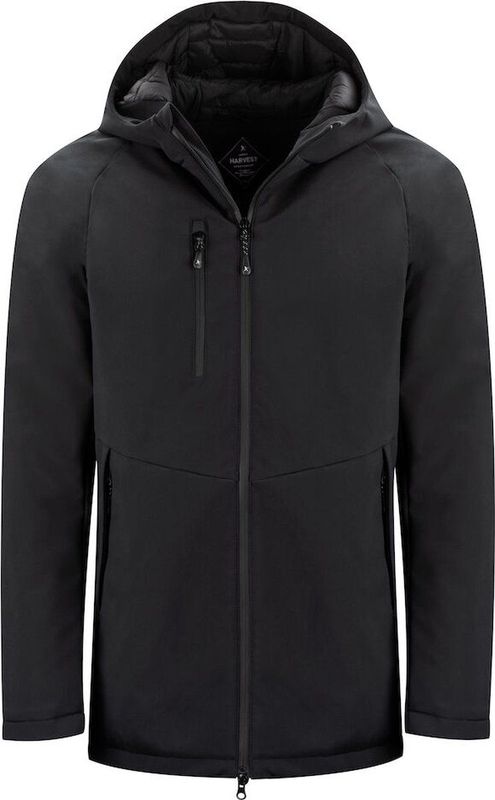 Winterjas - Gebonden Fleece - Waterdicht - Zwart - Gerecycled Polyester