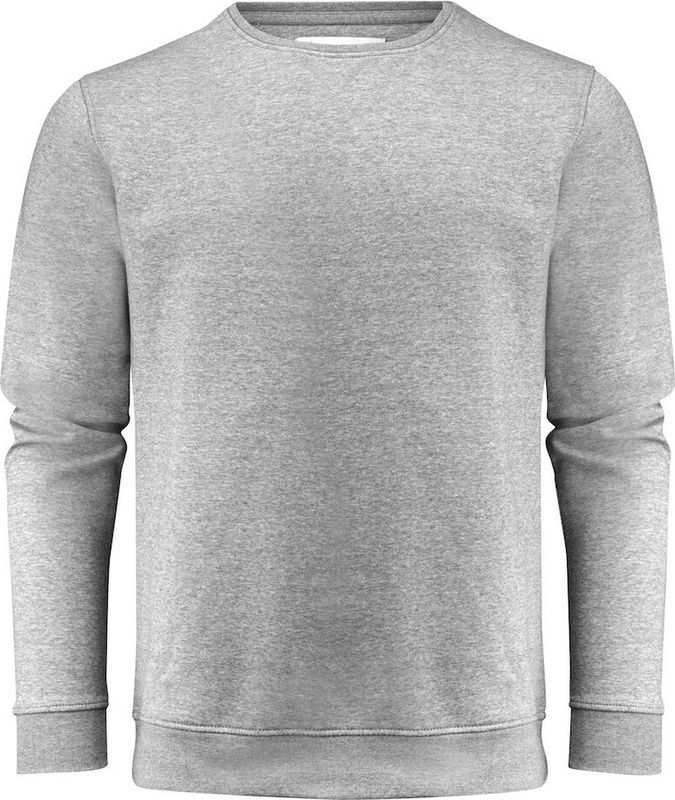 James Harvest - Alder Heights - Sweater - Grijs Mêlée - Katoen