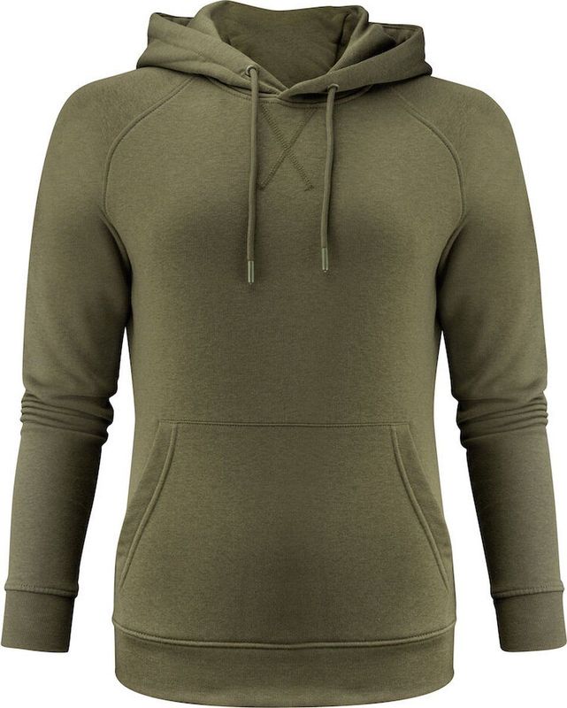Kariban Heren Organische Raglan Sweatshirt (Mosgroen)