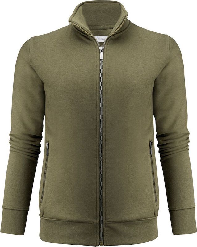 James Harvest - Melville Heights - Sweater - Mosgroen - Organisch Katoen