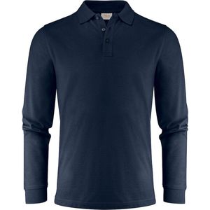 Printer - Surf Pro Ls - Polo Piqué - Marine - 60% Organisch Katoen - 40% Gerecycled Polyester