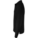 Printer - Surf Pro Ls - Polo - Zwart - Organisch Katoen - Oeko-Tex 100 Gecertificeerd