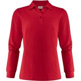 Printer - Surf Pro Ls - Polo Piqué - Rood - Dames